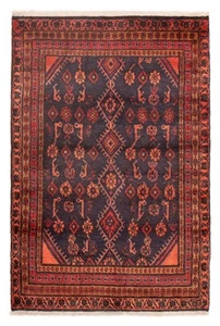 Vintage Hand-Knotted Area Rug 3'3" x 4'11" Traditional Wool Carpet - Picture 1 of 9