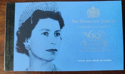 Royal Mail 'The Diamond Jubilee' Prestige Stamp Booklet DY4 Complete MNH 2012 - Image 1 of 4