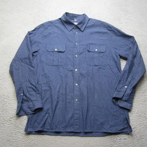 Jim Thompson Shirt Mens XL Long Sleeve Button Up Workwear Pockets Classic - Picture 1 of 14