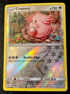 Chansey 46/68 NM Reverse Holo Adorable Squirtle Art Pokemon Card! - Picture 1 of 1