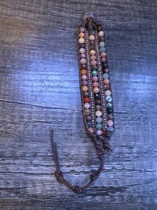 chan luu 925 silver multicolored bead bracelet - Picture 1 of 10