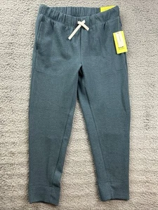 All in Motion Boy's Large (10-12) Pebble Textured Jogger Pants Dark Teal Blue - Picture 1 of 6