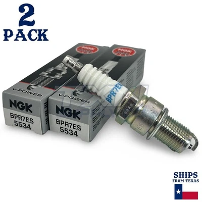 Bujías NGK 5534 BPR7ES - Paquete de 2 Foto 1 de 2