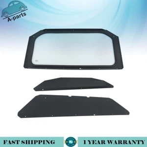 For Can Am Maverick X3 Full Glass Windshield W/ Sun Visor UV Protect 17-24 - Picture 1 of 20