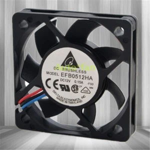 5pcs Brocade DELTA EFB0512HA 5010 12V 0.15A 5cm cooling fan 3-wire - Picture 1 of 1