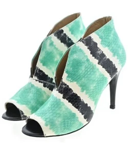 MYSUELLY Booties WhitexGreenxBlack(Patterned) EU36(Approx. 22.5cm) 2200551778108 - Picture 1 of 7