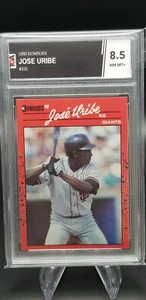 José Uribe #335 1990 Donruss Béisbol - TARJETA DE ERROR (Día) - ¡Grado 8.5! - Imagen 1 de 2