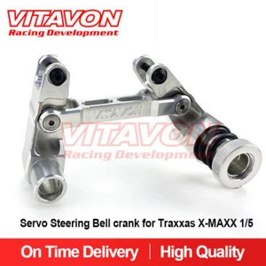 Vitavon CNC Alu7075 Servo Steering Bell Crank For TRAXXAS X-MAXX 1/5 5 Colors - Picture 1 of 20