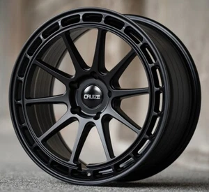 Alloy Wheels 18" Cyclone Bmw 1 + 3 Series e36 e46 e90 e91 e92 e93 z3 z4 Black - Picture 1 of 6