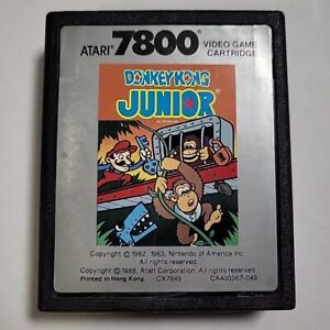 Cartuccia per videogiochi Donkey Kong Junior Jr Atari 7800 di Nintendo, non testata