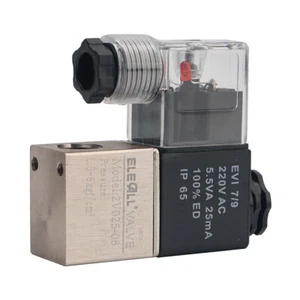 Solenoid Valve 2V025-08 PT1/4 2 Position 2 Way IP65 AC 220V 1PC - Picture 1 of 6