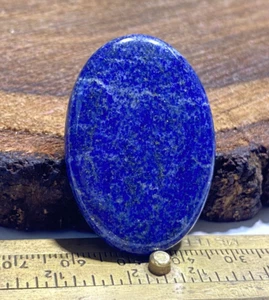 Pietra Preziosa Lapislazzuli Naturale 65 Ct, Gemma Semi Preziosa Sciolta per Gioielli. - Foto 1 di 9