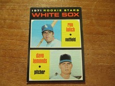 1971 TOPPS WHITE SOX ROOKIE STARS #458 DAVE LEMONDS RC SETBREAK UPGRADE YOUR SET
