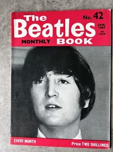 THE BEATLES MONTHLY BOOK #42 JANUARY 1967 - VG+ CONDITION - Imagen 1 de 4