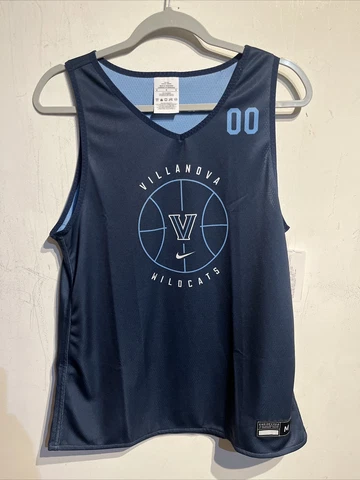 NWT Nike Villanova Wildcats Reversible Practice Jersey Women Sz medium Navy Blue Cover
