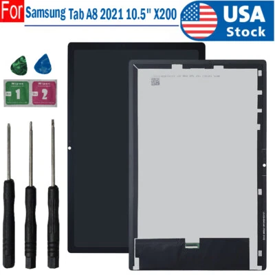 A++For Samsung Galaxy Tab A8 10.5" 2021 SM-X200 SM-X205 SM-X207 LCD Touch Screen - Image 1 of 4