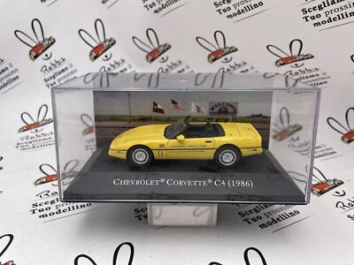 DIE CAST 1/43 " CHEVROLET CORVETTE C4 (1986) " AMERICAN CARS - Immagine 1 di 2