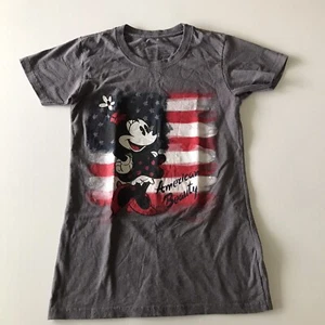 Disney Store Minnie Mouse American Beauty Womens S Small Short Sleeve T Shirt - Imagen 1 de 7
