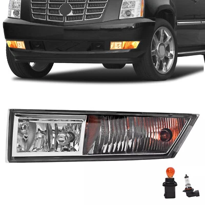 Left Fog Light Lamp W/Bulb For Cadillac Escalade/ESV EXT 2007-2013 2014 Driver - Image 1 of 4