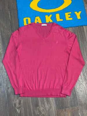 Hombres Ballantyne Cashemere/Algodón Cuello en V Rosa Claro Más Dulce Talla 50 Foto 1 de 4