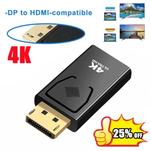 1*Display Port DP Male To HDMI Female Adapter Converter For4K HD 1080P HDTV2025 - Afbeelding 1 van 14