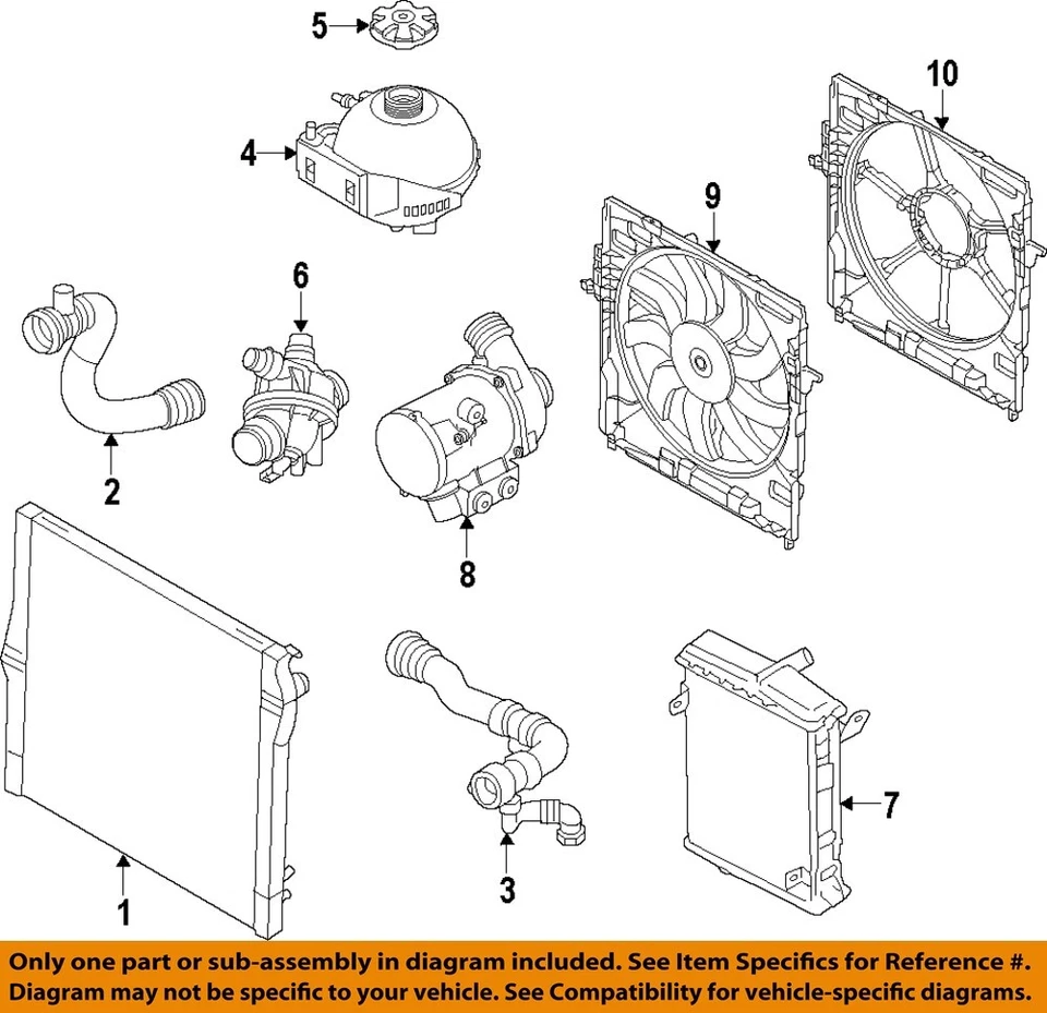 Bomba de agua de refrigeración BMW OEM 12-18 228i xDrive 11518635089 Foto 1 de 1
