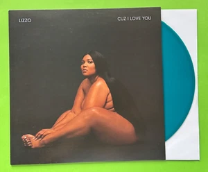 LIZZO - CUZ I LOVE YOU - Translucent Aqua Coloured Vinyl LP - Like New *REDUCED* - Picture 1 of 7