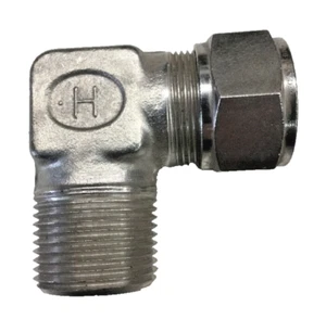 HOKE GYROLOK 12LM12-316 Male Elbow 3/4" Tube Compression X 3/4" Male NPT Thread - Picture 1 of 7