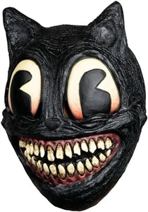 Mexican Cartoon Cat Creepypasta Latex Mask Halloween Costume Handmade In Mexico - Picture 1 of 6