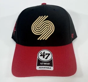 Houston Rockets SnapBack Mütze schwarz rot City Edition '47 MVP Cap NBA neu mit Etikett - Bild 1 von 5