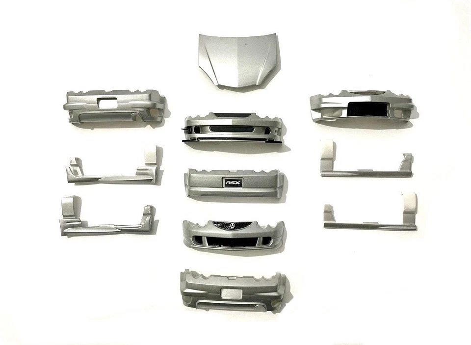 XMODS Body Kit parts Silver Acura RSX Super Street Magazine RadioShack - Image 1 of 1