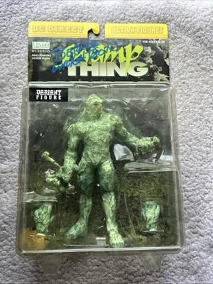 Figura de acción Swamp Thing VARIANTE firmada por Bernie Wrightson sellada 1999 DC Direct Foto 1 de 4