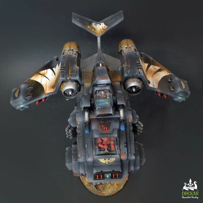 STORMRAVEN GUNSHIP Raven Guard warhammer 40K ** COMMISSION ** peinture - Photo 1/4