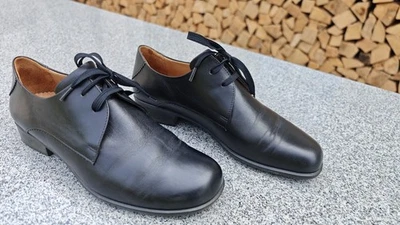 Vabeene Damen Halbschuhe schwarz Leder Gr. 39 - Bild 1 von 4