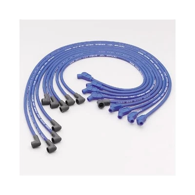 Taylor Cable Spark Plug Wires Spiro-Pro 8mm Blue Straight Boots Ford 2.3L L4 Set - Изображение 1 из 2