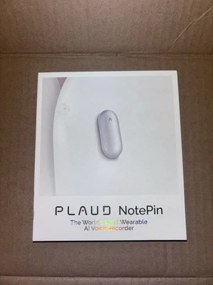 Grabadora de voz Plaud NotePin AI, transcribir y resumir, 64 GB, gris Foto 1 de 2