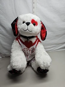 Build A Bear I Love New York Puppy Dog White Rare BAB w/ PJs & Heart Collar - Picture 1 of 6