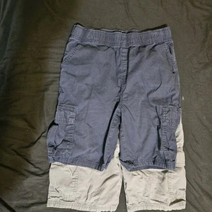 Childrens Place Boys Shorts Size 12 Lot Of 2 Navy/grey - Picture 1 of 6