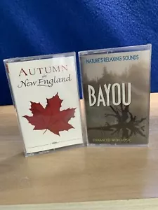 NEW! AUTUMN in New England by D Huntsinger Cassette +Bonus BAYOU SOUNDS TAPE - Picture 1 of 5