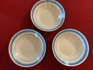 Lote de 3 Cuencos Noritake 7.5" con Borde Platino Descontinuado Patrón Pembroke 2892 - Imagen 1 de 4