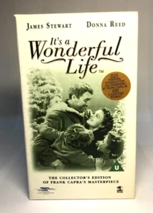 It's a Wonderful Life VHS Frank Capra Movie Classic James Stewart, Donna Reed - Picture 1 of 1