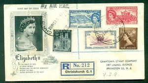 NEW ZEALAND, 1953 QEII Coronation set FDC, VF - Picture 1 of 1