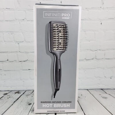 InfinitiPro by ConAir Diamond-Infused Ceramic Hot Brush Smooth and Shine BC7N - Image 1 of 4