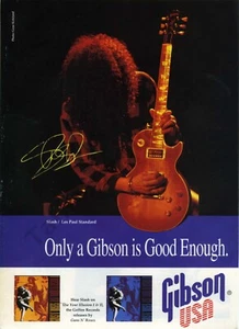 1992 Gibson Electric Guitars Slash GNR Guitarist Great PRINT AD Gift! (3196) - Picture 1 of 1