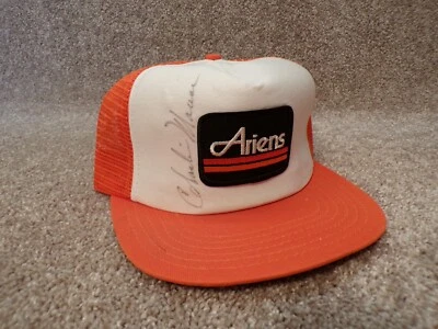 Vtg NOS Arien Signed "Charlie ???" SnapBack Cap Trucker Hat USA made - Image 1 of 4