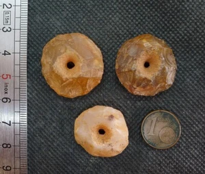 Lot Perles Ancien Afrique Mali Sahara Ancient Carnelian Agate African Trade Bead - Imagen 1 de 4
