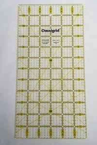 Omnigrid 6" x 12" quilting ruler Yellow marked lines 6x12 - Picture 1 of 1