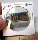 1958-60 Pennsylvania J83454 Dav Mini License Plate Tag Keychain Disabled Am Vet