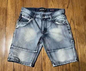 Vintage Ecko Unltd Jeans Denim Shorts Y2K blau Baggy Skate Hip Hop Jorts - Bild 1 von 19