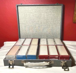 Bandejas de cargador vintage AIREQUIPT 12 para cambiador de diapositivas 2"" x 2"" en estuche - Imagen 1 de 12